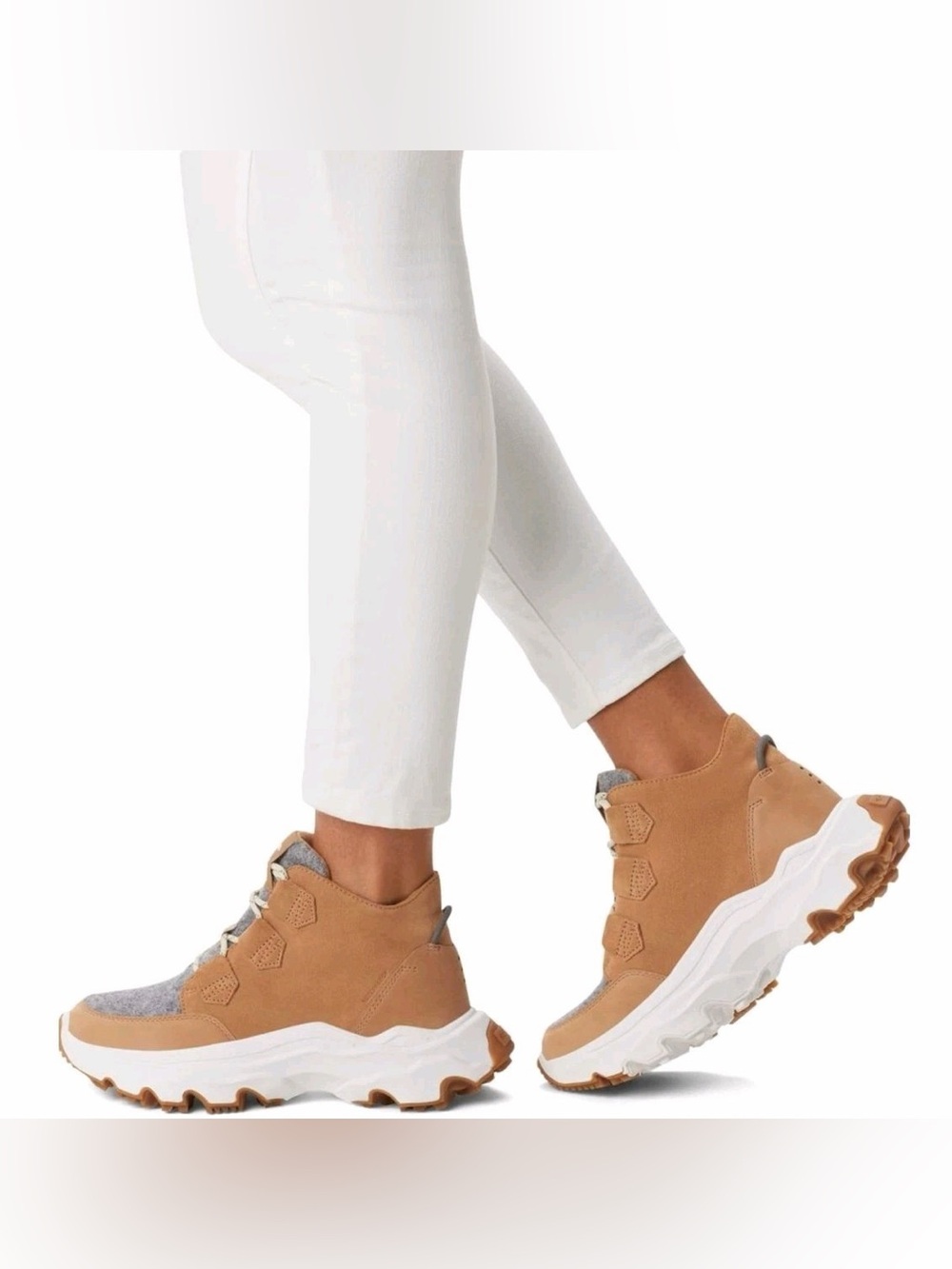 Sorel Women's Kinetic Breakthru Caribou waterproof sneakers
